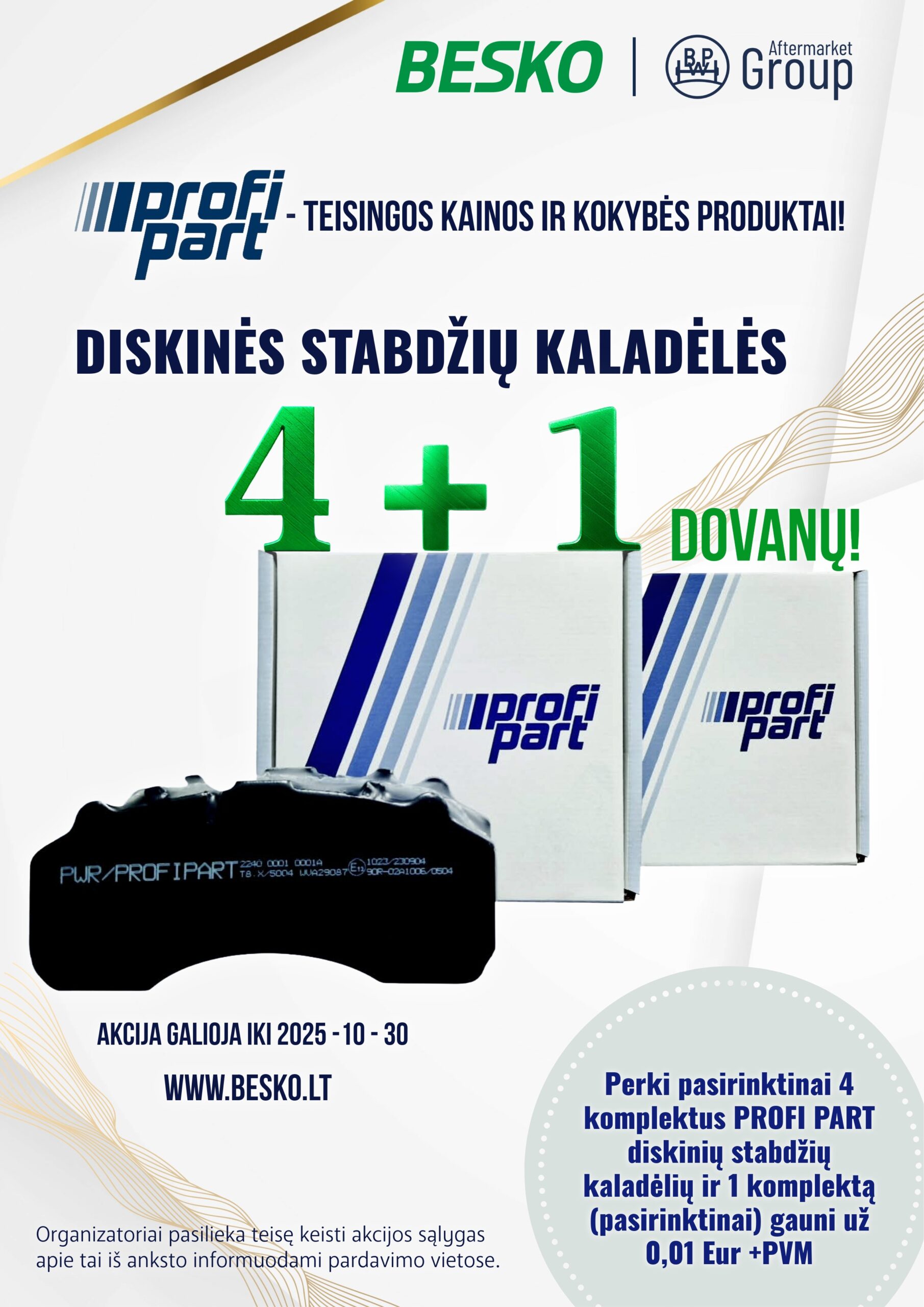 PROFI PARTS – KAINOS IR KOKYBĖS SANTYKIS